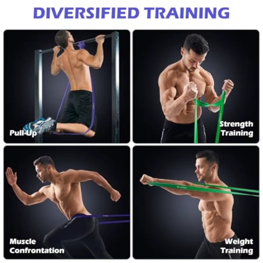 Resistance Bands, Pull up Assistance Bands Set for Working Out, Exercise Workout Bands for Men & Women, Body Stretching, Physica