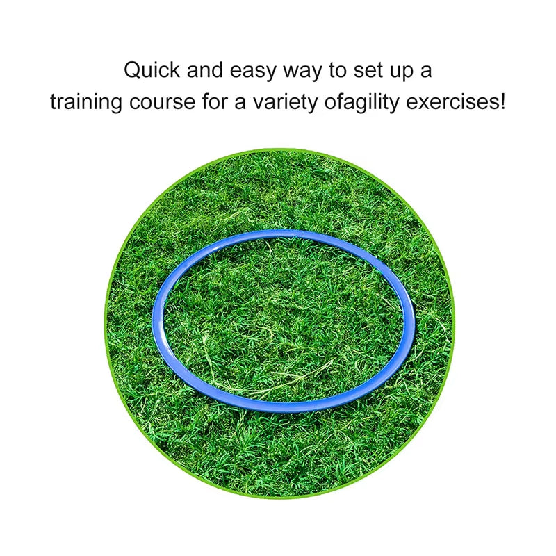 Durable Agility Training Rings Portable 5/12Pcs Football Soccer Speed Agility Training Rings Sport Futbol Training Equipment