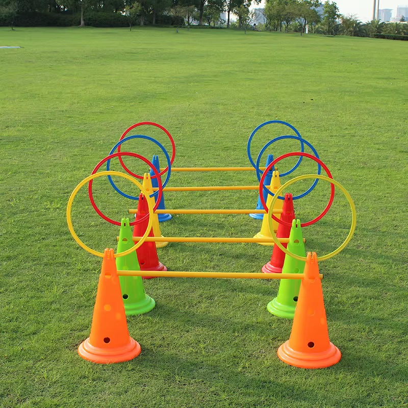 Durable Agility Training Rings Portable 5/12Pcs Football Soccer Speed Agility Training Rings Sport Futbol Training Equipment